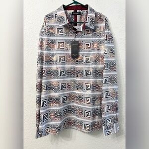 CHUXX Italy Design Long Sleeve Button Shirt